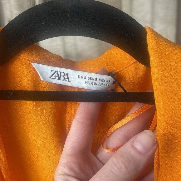 Zara full length jacquard jumpsuit size small - Picture 3 of 4